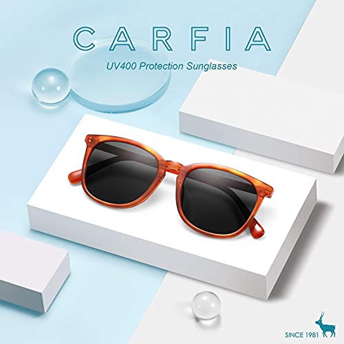 CARFIA Big Fashion Polarized Women's Sunglasses UV Protection Outdoor Driving Eyewear CA53583
