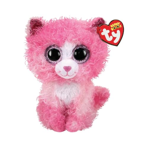 Ty - Peluche - Beanie Boos - Gatto -Reagan - Rosa