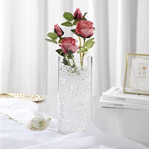 50000 Clear Water Beads, Water Gel Beads for Vase Filler, Floating Pearls, Christmas Decoration, Wedding Centerpiece, Floating Candles, Planting, Floral Decoration (9-11MM)