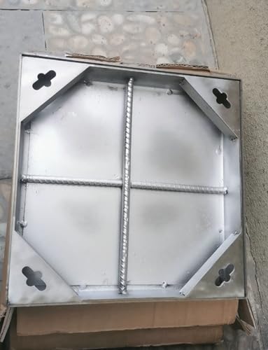 Tapas de alcantarilla de acero inoxidable para suelos de patios y jardines familiares 7