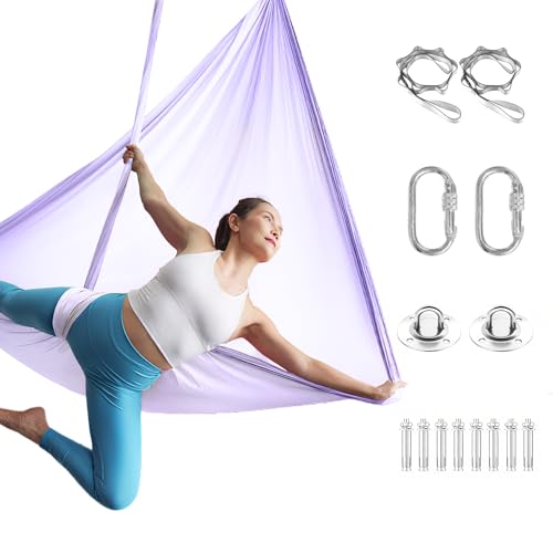 Serviette de yoga aérienne 500 x 200 cm à grande capacité de charge