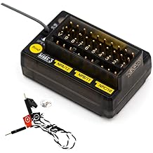 HTLNUZD Flysky FGr12B 12 Channels Control Receiver 2.4GHz PWM/PPM/I-Bus Data Output AFHDS 3 for FS PL18 / NB4 / NB4 Lite / FRM302 RC Car Boat Vehicle Transmitter
