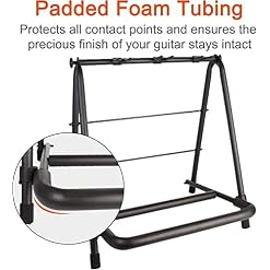 Certificat de sécurité Support de Guitare Affichage Plusieurs Guitares, Support de Basse Pliant sur Pied avec Mousse… - Les Beatles, Paul McCartney, John Lennon, RIngo Starr, George Harrison Certificat de sécurité Support de Guitare Affichage Plusieurs Guitares, Support de Basse Pliant sur Pied avec Mousse… – Image 3