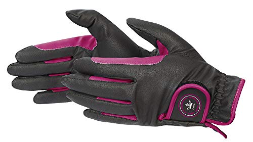 Gants d'hiver PFIFF Noir en maille chaude et élégante pour cavalier protecteur