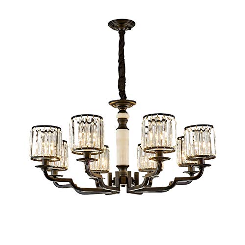 Lustre E14 suspendu noir pour illuminer une salle à manger au style américain moderne