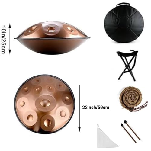 Set de Tambores Handpan TOCTUS 12 Notas D Menor 22 Pulgadas miniatura 6