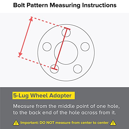 1.25 Inch Hubcentric Wheel Spacers (5X4.25, 63.4Mm Bore, 12X1.5 Studs) Compatible With Ford C-Max Focus Taurus Fusion Jaguar F-Type S-Type Xjr Xf Xfr Lincoln Mkz And Many More - 5X108 25Mm 2Pcs #TOP4