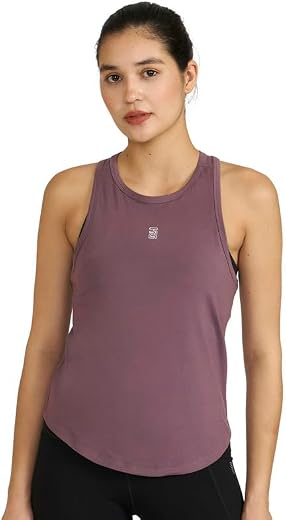 HUNNIT Tank Top for Women Gymwear | Yoga Tank Top for Women | Round Neck Tank Top for Workout | 4 Way Stretchable | Quick ...