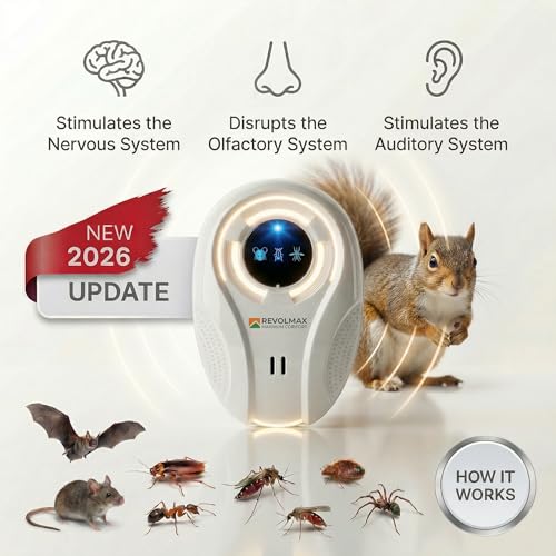 Image of T-27, Ultrasonic Pest Control Repeller - Electronic & Ultrasound, Indoor Plug-in Repellent - Get rid of - Rodents, Mice, Squirrels, Bats, Insects, Bed Bugs, Ants, Fleas (2 Pack)
