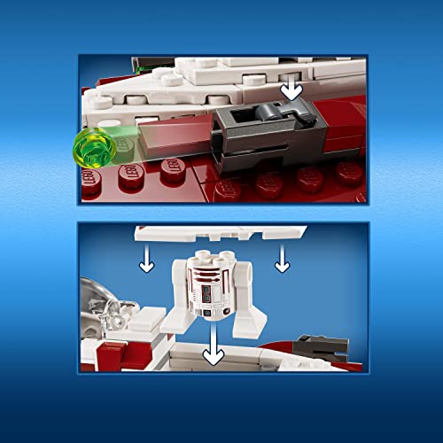 LEGO Star Wars OBI-Wan Kenobi's Jedi Starfighter 75333 Building Toy Set - Features Minifigures, Lightsaber, Clone Starship from Attack of The Clones, Great Gift for Kids, Boys, and Girls Ages 7+ by LEGO - Image 4