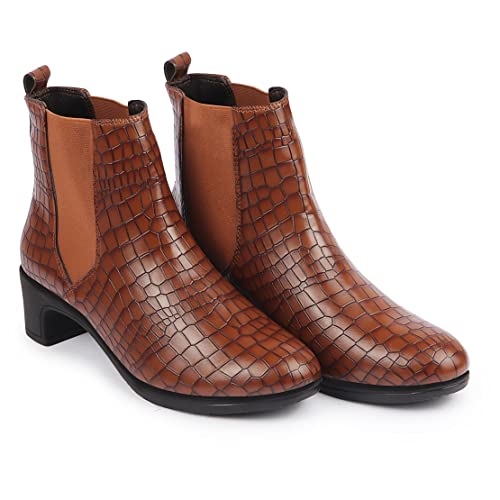 Image of FAUSTO Women Flared Heel Boots