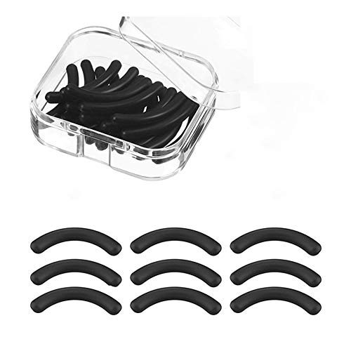 Preisvergleich Produktbild Homo Trends Ersatzpads für Wimpernzange, aus Silikon, mit transparenter Aufbewahrungsbox, 50 Stück