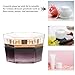 terrarium cream lotion empty cosmetic container cosmetic jar moisturizer dispenser skincare containers Glass plastic skin care products travel purple