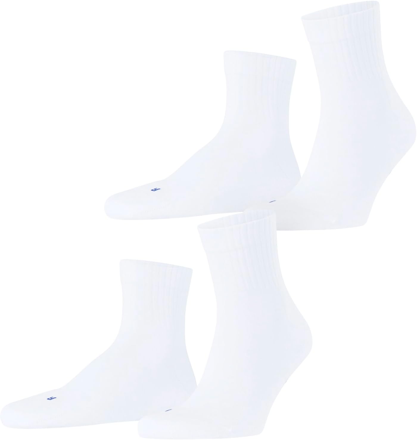 FALKE Unisex Run Rib Short Socks, 2 Pairs