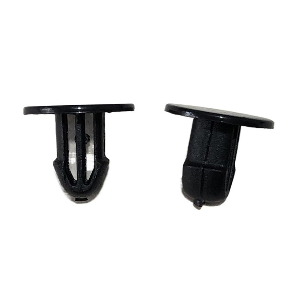 GLBMLMTHZP 80X Plastics Fastener Bonnet Rubber Weatherstrip Clips Fit For Subaru Clip 90826FA000 Auto Black