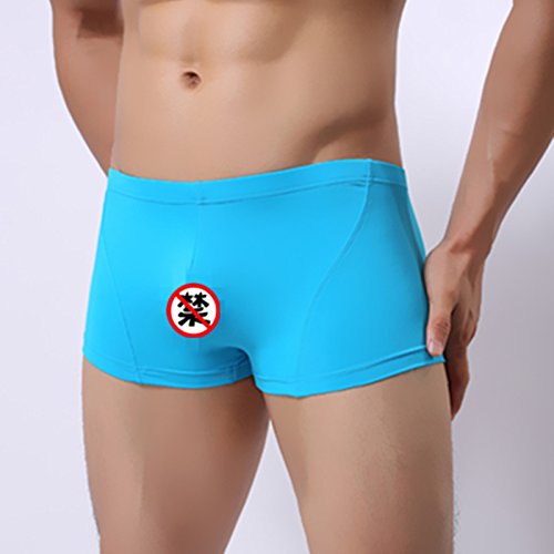 XiaoGao_ Men's underwear silk boxer summer fashion pants waist,xxl (2?9-3?2) ???