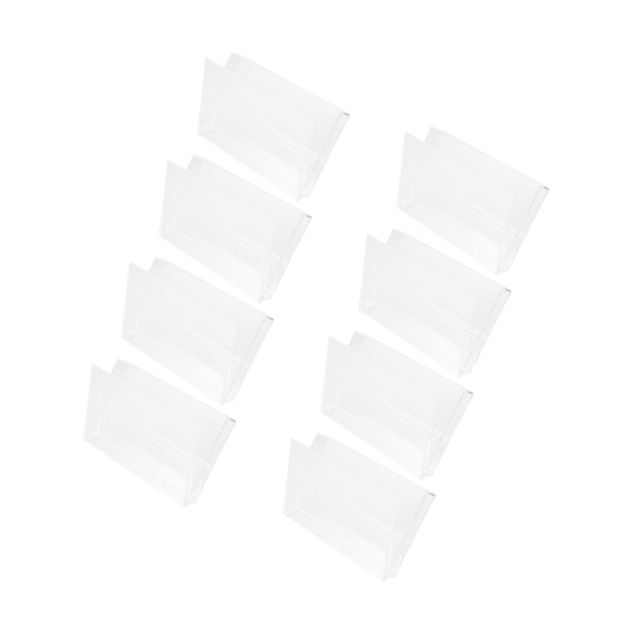 HANABASS Portable Cassette Tape Storage 8pcs Retro Cassette Box Holder for Collectors