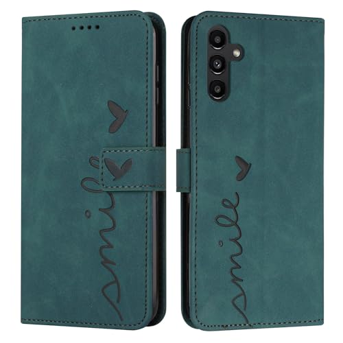 Coque portefeuille Samsung S24 étui à rabat vert et protection intégrale