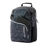 Sportube Sojourner 30L Travel Backpack, Durable 600D PVC-Coated Polyester Gear Bag with Laptop Sleeve, Trolley Strap & Ski-Ready Design, Graphite Topo