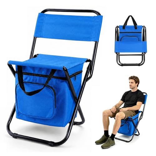 Chaise pliante pour camping extérieur compacte avec sac de transport - 2