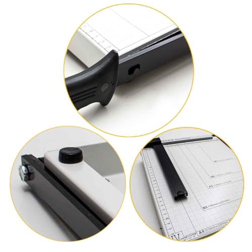 Guilhotina Base Em Aço 30 Cm Papel A4 Até 10 Folhas C/Trava