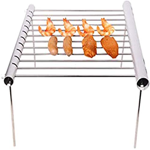 Grill,BBQ Holzkohlegrill Tragbar Mini Grill,Tragbarer Gefalteter Holzkohlegrill Tisch Für Outdoor Garten Camping Party Beach Barbecue