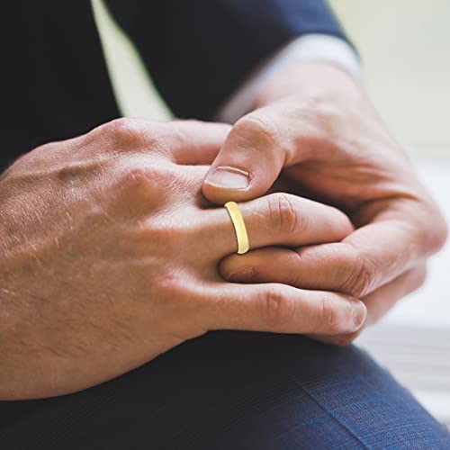 3Mm Domed Wedding Band In 10K Yellow Gold #TOP7