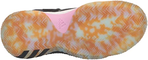 adidas Tênis de basquete unissex Harden Vol. 6, Preto/Preto/Azul Bliss, 10.5 Women/10.5 Men