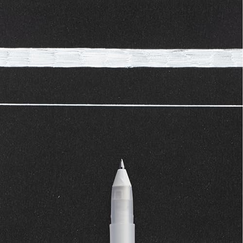Image of Sakura Gelly Roll 05 white Gel Pens - set of 4 pens - 0.5mm ball size
