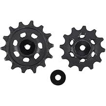12T 14T 12 Speed Bicycle Mountain Bike Pulley Wheel Rear Derailleur Repair Kit for Sram X01 XX1 GX NX Eagle, black