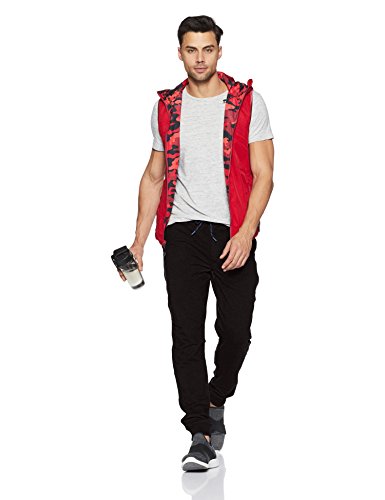 Image of Van Heusen Men Regular Fit Joggers - Cotton Rich Elastane - Quick Dry, Media Pocket, Drawstring Waist