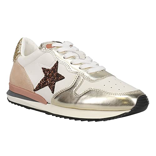 Vintage Havana Womens Rock Glitter Slip On Sneakers Shoes Casual - Beige - Size 11 M #TOP1