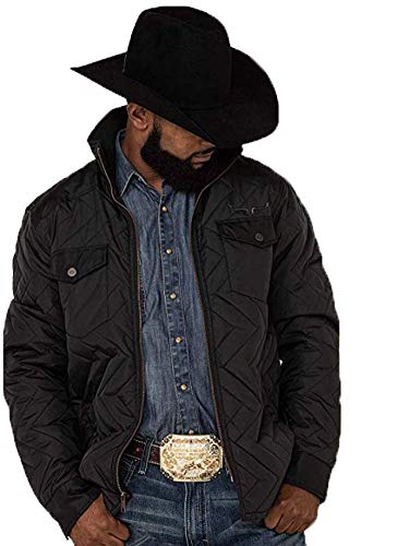 Kimes Ranch Men's Skink Quilted Shirt Jacket Black Small