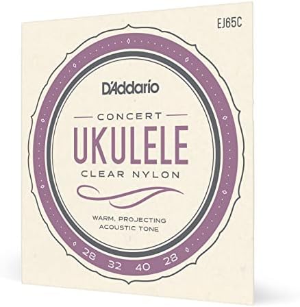 D'Addario EJ53S Hawaiian-Concert Pro-Arte rektowane struny ukulele