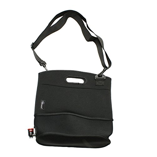 Insulated Wine Purse with Spout Box Wine Dispenser w/Disposable 3 Liter Wine Bags for Beach Parties Festivals