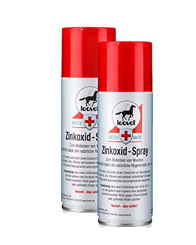 Leovet Lot de 2 sprays à l'oxyde de zinc 200 pour premiers secours