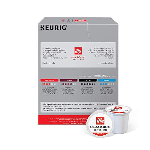 Illy Coffee, Smooth And Balanced, Classico Medium Roast , Made With 100% Arabica Coffee, All-Natural, No Preservatives, Coffee Pods For Keurig Coffee Machines, 32 K-Cup Pods (Pack Of 1) #TOP2
