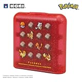 HORI Custodia per Cartucce 24 Giochi (Pokémon Pixel Rosso) per Nintendo Switch 2, Switch e OLED - Licenza Ufficiale Nintendo e The Pokémon Company International