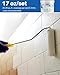 Tile Paint, 17oz Tub and Tile Paint Refinishing Kit with Tools, Easy to Use for Countertop Bathroom Bathtub Kitchen Sink, Semi-Gloss White, Low Odor，25-30sq.ft