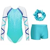 Le justaucorps de gymnastique à manches longues assure une liberté de mouvement et une flexibilité totale lors des sauts, des danses ou des acrobaties