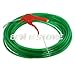 Fevas 5mm x 8mm x 2m Polyurethane Tube Pneumatic PU Hose Clear Green w Air Blow Gun