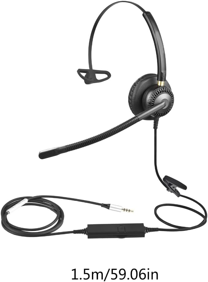 CF71 Single Ear Headset HandsFree Headset with Integrated Microphone Universal