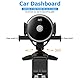 Adunsiaoto Handyhalterung Auto, Universeller Handyhalter für Armaturenbrett, Handyhalterung Auto an Auto-Dashboard, 360° Verstellbar Klappbarer Autotelefonhalter