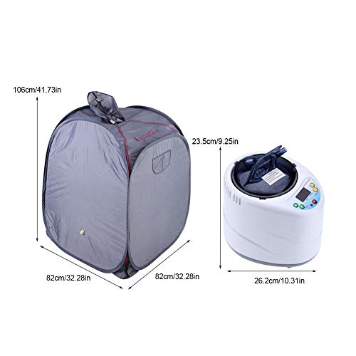 Asixx Fumigation Machine, 2L Sauna Steamer Steam Sauna Spa Portable Pot Machine Home Personal Spa Indoor Body Slimming Therapy Us Plug(Us Plug) #TOP4