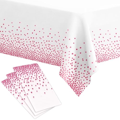 CINGHIA Mantel Cumpleaños,3 Piezas Manteles Papel 137x274cm,Manteles para Fiestas,Mantel Desechable,Manteles Desechables,Mantel Mesa Rectangular para Fiestas,Bodas,Exposiciones