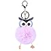 Dwevkeful Schlüssel Ring Rucksäcke Dekoration, Plüsch Toys Anhänger Schlüsselanhänger, Tier Puppen Schlüsselanhänger Kugeln Anhänger Lovely Schlüssel Kette Dekoration niedliche Eule für Tasche