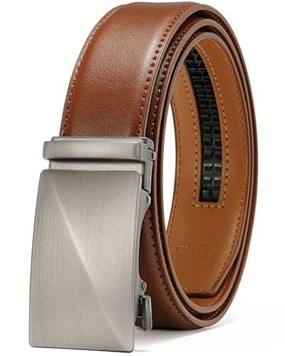 MILORDE Ratchet Leather Belt