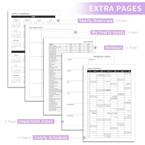 AHGXG Agenda 2025, agenda semanal e mensal 2025 (janeiro de 2025 a dezembro de 2025), agenda de capa