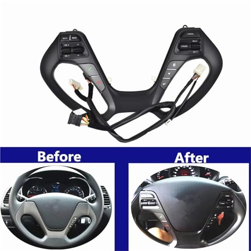 Bouton commande volant multifonction KIA Rio 3 commande de croisière Bluetooth - 4