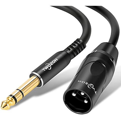 Câble XLR Mâle vers TRS 6,35 mm Twozoh Cover